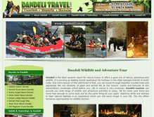 Tablet Screenshot of dandelitravel.com